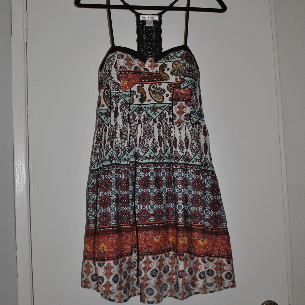 NWOT Band of Gypsies Fit and Flare Bustier Dress